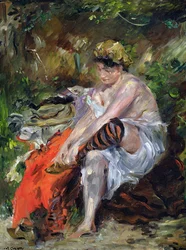 Nach dem Schwimmen, 1906